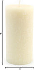 Root Candles Unscented Timberline Pillar Candle , 3 x 6-Inches, Buttercream...