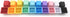 OEM Profile Blank Keycaps PBT Rainbow Mixed Colors 1U R4 Keycap for MX switches Mechanical Keyboard (Mixed colors, 20pcs)...