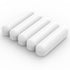 5-Pack Stir Bar Set, 30 mm PTFE-Coated Magnetic Stirring Bars White Laboratory Stir Mixer for Stirrers, 5 PK...