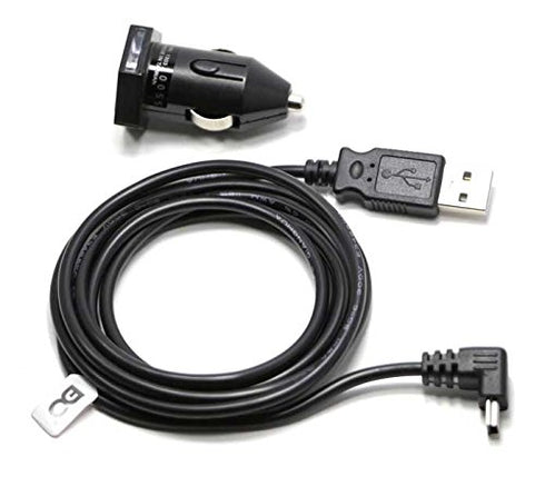 EDOTech USB Charger Cable Power Cord Car Adapter for Garmin Nuvi Drive DriveSmart 55lmt 56lmt 57lmt 58lmt 66lmt 2497lmt 2539lmt 2555lmt 2557lmt 25...