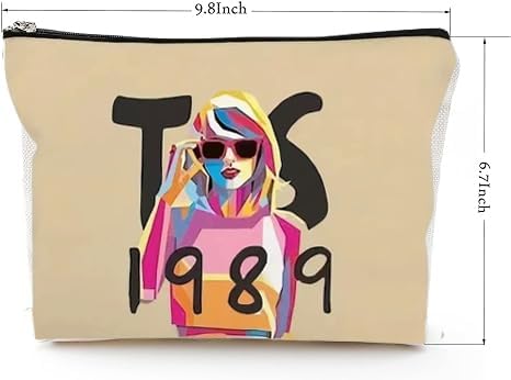 Female Fan Gift Series, Album Inspiration Gift, Makeup Bag, Singer Product Music Enthusiast Gift, Zipper Bag Makeup Bag(TS006)...