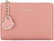 Sunwel Fashion Small Wallet with Heart Pendant Bifold Wallet Zipper Pocket Cash Card Holder Coin Purse for Women Girls (PINK)...