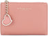 Sunwel Fashion Small Wallet with Heart Pendant Bifold Wallet Zipper Pocket Cash Card Holder Coin Purse for Women Girls (PINK)...