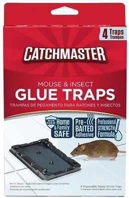 Mouse & Insect Glue Traps, Baited, 4-Pk....