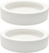 2 Pcs Reptile Food Bowl Ceramic Water Feeder Bowls Anti- Escape Mini Reptile Feeder for Lizard, Gecko etc, Round...