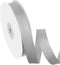5/8" Width x 50 Yards Satin Fabric Ribbon, Silver Ribbon Perfect for DIY Bows, Swags, Gift Wrapping, Craft, Flower Bouquet?Christmas and Party Dec...