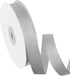 5/8" Width x 50 Yards Satin Fabric Ribbon, Silver Ribbon Perfect for DIY Bows, Swags, Gift Wrapping, Craft, Flower Bouquet?Christmas and Party Dec...