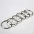 KINGFOREST 100-Pack Split Key Rings (1.2 Inch/30mm) - Silver Nickel Metal Keychain Rings for Keys, DIY Crafts, Bags & Accessories - Durable Bulk K...