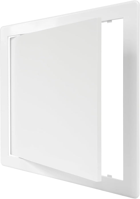 10 x 10 White Plastic Access Panel. Service Shaft Door Panel. Plumbing, Electricity, Heating, Alarm Wall Access...