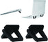 Self-adhesive mini portable laptop stand, invisible computer stand, foldable ergonomic desktop stand, compatible with MateBook X pro, D14, MacBook...