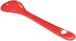 Red 6 pcs Porcelain Egg Spoons Ceramic Spoons 4.7 inch Coffee Dessert Yogurt Tea Milky Tea...