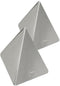Ateco 4935 Stainless Steel Small Pyramid Mold, Set of 2, 2.25 by 1.5-Inches High...