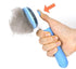 Dog Brush Cat Brush Grooming Comb,Self Cleaning Cat Dog Slicker Brushes with Smooth handle,Pet Grooming Tool with Cleaning Button for Cat Dog Shed...