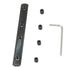 Straight Line Connector 3.9"Joint Bracket with M5 Screw for 0.24" Slot 2020 Series Aluminum Extrusion Profile, 10pcs/Pack (Black-Straight Bracket-...