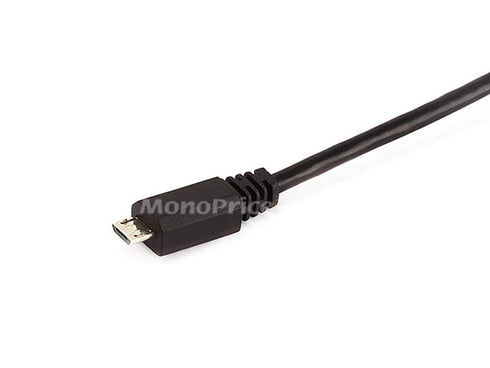Monoprice 105138 15ft Micro USB / Micro-B 2.0 A Male to 5pin Male 28/28AWG Cable compatible with Samsung Galaxy , Note , Android, LG , HTC One,Nex...