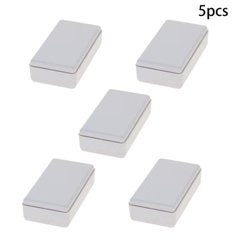 Fielect 5Pcs Electronic Junction Box ABS Plastic Dustproof Junction Project Box Electrical Project Case Enclosure Power Junction Box 1.89" x 1.06"...