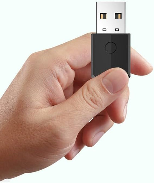 USB Bluetooth 5.0 Transmitter Receiver, 4-in-1 Mini Wireless Audio Adapter, 3.5mm Bluetooth AUX Adapter for TV PC Headphones Speakers Car/Home Ste...