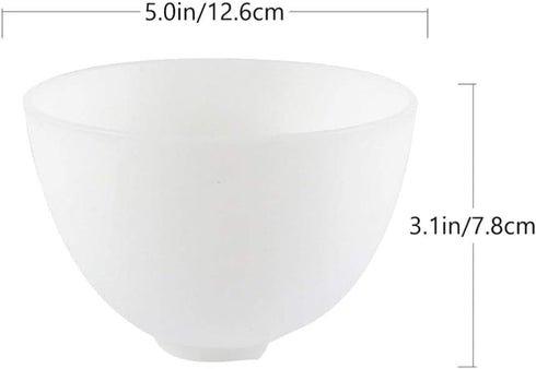 EXCEART Face Mask Mixing Bowl 3Pcs Silicone Facial Mask Mixing Bowls DIY Facemask Mixing Mask Other Skincare Product Mixing Bowls...