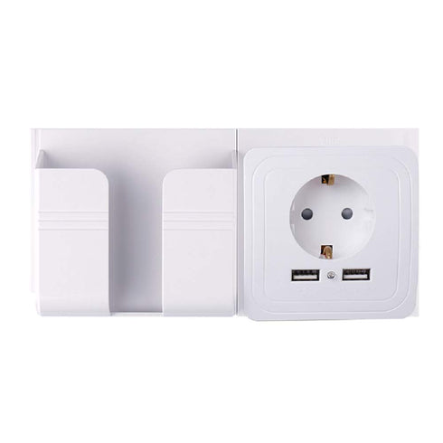 1set Smart Home Dual USB Port 2400mA Wall Charger Adapter 16A EU Standard Electrical Plug Socket Power Outlet Panel 110~250V...