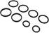 Ensun Engine Oil Cooler Gasket Seal O-Ring Compatible with Cruze Aveo Sonic 1.6L / 1.8L only - Total 15 PCS 55353331, 55354071, 926-167...