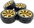 1/10 Scale OnRoad Rubber Tires & Wheels Rims Hex Hub 12mm(no glued) for RC Touring Car Tyre(4pcs/Set)...