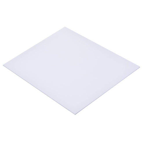 MECCANIXITY White ABS Plastic Sheet 10x8x0.06inch for Building Model, DIY Crafts, Panel, Pack of 2...