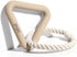 Peps Pet Toy Natural Rubber Triangle w/Cotton Rope (Tan, Small)...