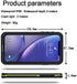 Waterproof Case,Retail Packaging,Rugged Heavy Duty Wireless Charging Full Body Protective with Built-in Screen Protector Clear Case for iPhone XR ...