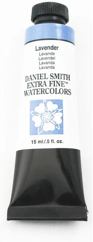 Daniel Smith Extra Fine Watercolor 15ml Paint Tube, Lavender, 0.5 Fl Oz (Pack of 1)...