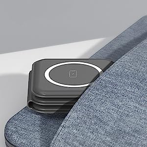 Wireless Charger Station, 3 x 1 Magnetic Foldable Charging Station, Compatible with iPhone 15/14/13/12 Series, iwatch, Airpods Pro, Wireless Charg...