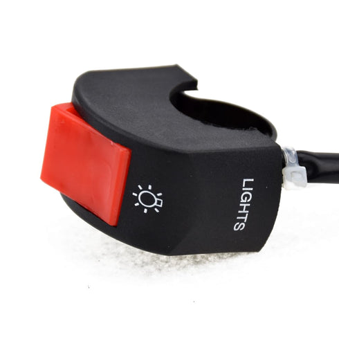 HIAORS 7/8" Handlebar Light On Off Switch Button Compatible with 50cc 90cc 125cc 150cc 250cc Coleman Mini Bike CT200U BT200X CT100U TTR90 CRF150F ...