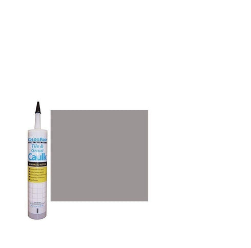 Color Fast Caulk Matched to Custom Building Products (Delorean Gray Unsanded)...