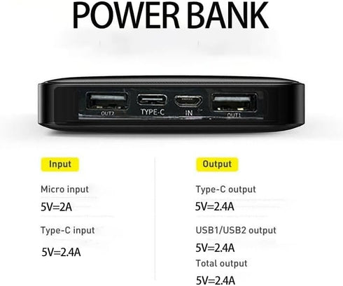 10000mAh Dual USB Portable Charger Output 5V/2A Fast Charger with LED Display...