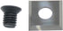 15mm Standard Square Straight Tungsten Carbide Replacement Cutter Inserts Knives 15mm x 15 x 2.5mm for Woodworking Spiral Helical Planer Head and ...