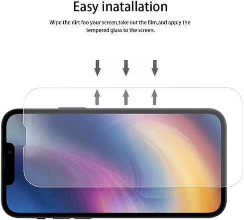 2 Pack Tempered Glass Screen Protectors for iPhone 13, iPhone 13 Pro, iPhone 13 Pro Max (iPhone 13 Pro)...