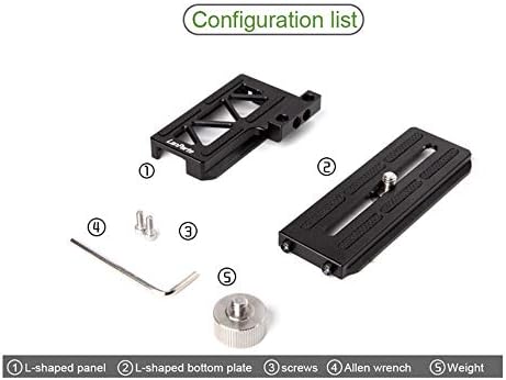 Lanparte Ronin SC L Bracket Mount Vertical Shooting Plate for DSLR Camera DJI Gimbal...