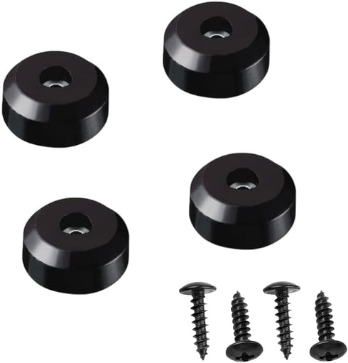 Sam&Johnny 4Pcs Speaker Isolation pad Rubber feet for Electronics Audio Turntable Speaker CD Guitar AV receivers Headphones Amp etc...