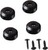 Sam&Johnny 4Pcs Speaker Isolation pad Rubber feet for Electronics Audio Turntable Speaker CD Guitar AV receivers Headphones Amp etc...