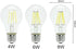 A19 4W Dimmable LED Edison Bulbs A60 E26/E27 Base LED Filament Bulbs for Bathroom Kitchen Living Room,4 Watts(40W Equivalent),Daylight White 6500K...