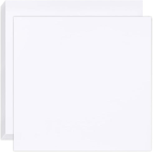 Koogel 25 Sheets Cardstock for Crafts, White Construction Paper 12x12inch Card Stock Paper for Crafts Printer Invitations Card Making...