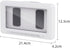 Upgraded 360° 3D Universal Waterproof Phone Case Bathroom Shower Phone Holder Wall Mounted with Touch Screen Shower Accessories Case Wall Mount in...