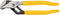 Klein Tools D502-6 Pump Pliers, Dipped 6-Inch Tongue and Groove, Yellow...