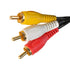 3RCA Video/Stereo Audio Cable, Composite Wire Cord DVD HDTV 6ft, 12ft, 15ft, 25ft (25FT)...