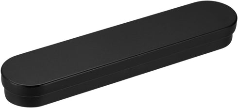 uxcell Metal Hinged Tin Box, 6pcs 6.89" x 1.5" x 0.79" Empty Tinplate Portable Storage Container with EVA Foam, Black, for Home Organizer, Candles...