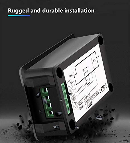AC 80V-260V Current Voltage Amperage Power Energy Panel Meter LCD Digital Display Ammeter Voltmeter Multimeter (100A(Current CT))...