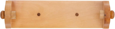 Design House Dalton Paper Towel Holder, Sturdy Solid Wood, Durable, Stylish, Weighted Stable Base, Easy to Refill, Easy Installation, Honey Oak, 1...
