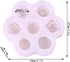 7-chamber rose/flower shape silicone Molds for DIY Cake Fondant Biscuit Cookies Sugar Pudding Chocolate Hard Candies Dessert Sugar Cupcake Decor...