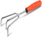 Flower rake, garden trowel for planting and transplanting work, length 29 cm, stainless steel hand shovel, corrosion protection 2210001-2, orange...