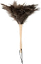 Superio Ostrich Feather Duster Fluffy Dust Remover, with Wooden Handle Reusable for Cleaning Homes, Ceilings, and Furniture (3 Pack) (1 Pack)...
