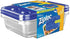 Ziploc Large Rectangle 9 Cup Containers with Lids, 2 Count...